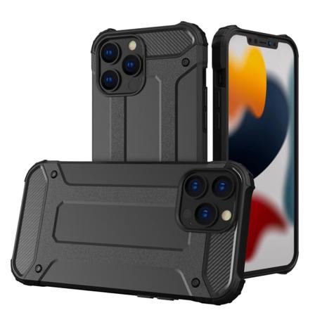 Hybrid Armor Tough Rugged Skal Iphone 13 Pro - Svart Svart