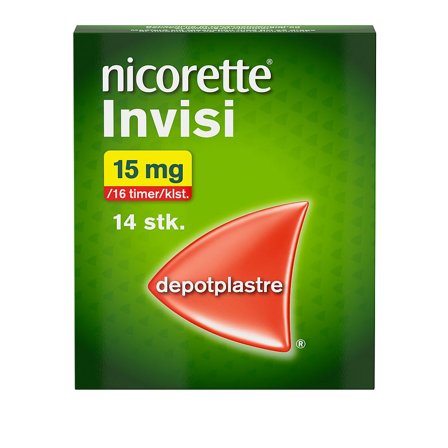 Nicorette Depotplastre 15 mg/16 timer 14 stk., Medicin & Pleje, Plastre, Nikotinplastre