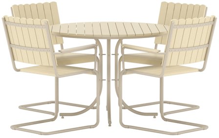 Venture Home Holmsund Matgrupp beige, Utemöbler