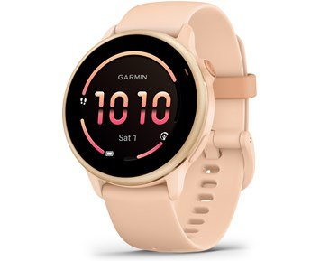 Garmin-Vivoactive 6 AMOLED Smartwatch, Pink Dawn/Pink Dawn Metallic-Avansert sportsklokke med helsefremmende funksjoner-Personal training-Smartklokker
