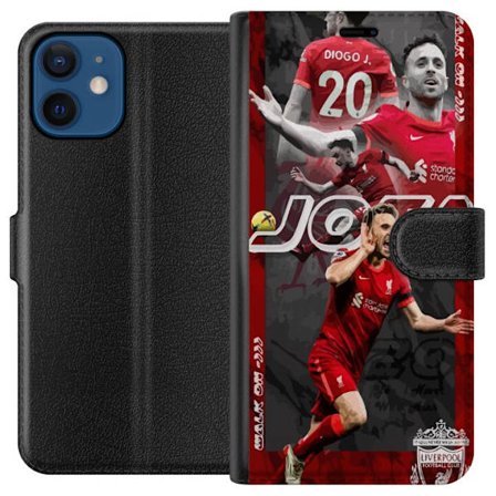 Yhteensopiva Lompakkokotelo Apple iPhone 12 mini Liverpool Diogo Jota nro 20 jalkapallo juliste Portugali hyökkääjä Punaiset hyökkääjät Premier League
