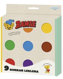 Bamse lekedeig glutenfri 9-pakning - KÄRNAN
