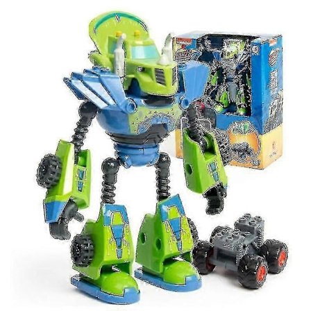 Blaze Monster Machines Anime Figur Tecknad Plast/legering Deformerad Bil Action Figur Modell Leksaker Barn Födelsedagspresenter - Action Figur[HK]