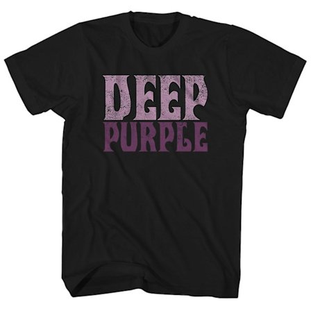 Deep Purple T-shirt Distressed officiell logotyp Deep Purple Shirt