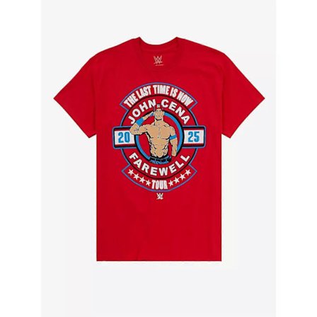 WWE John Cena Last Time Is Now T-skjorte Unisex Bestselgere digitaltrykk ROCKINSTONE