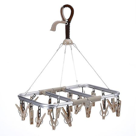 32 Klips Multifunksjons Kleshengere Sokker Undertøy Håndkle Henger Tørking