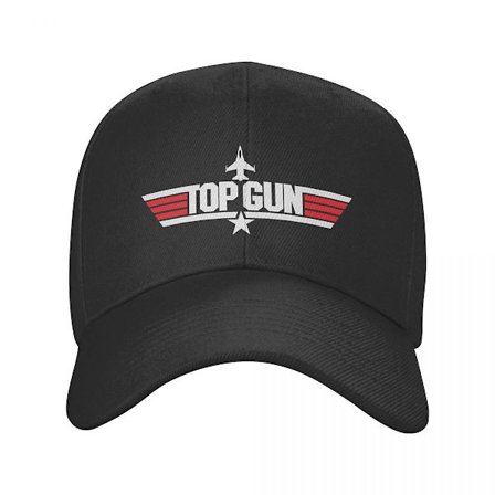 Klassisk Maverick Film Top Gun Baseball Cap Voksen Unisex Justerbar Dad Hat for Menn Kvinner Hip Hop (FMY)