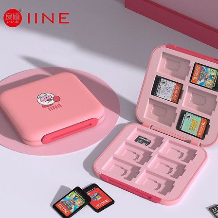 Magnetisk case Kompatibel switch med 12 kassettplatser Bärbar Switch Game Card Organizer