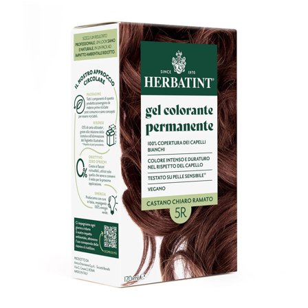 Herbatint Tinta Capelli Gel Permanente 5r Castano Chiaro Ramato