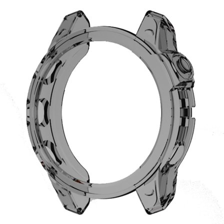 Läpinäkyvä suojus Garmin Fenix 7:lle - Läpinäkyvä Musta