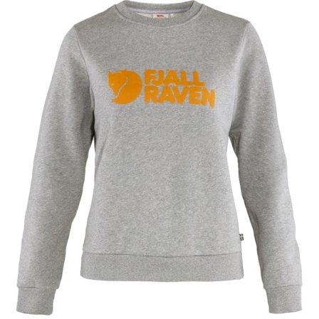 Fjällräven Women's Fjällräven Logo Sweater Women long-sleeved sweaters Grey XXS