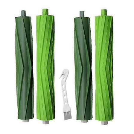 2 sett med erstatningsrullebørster kompatible med iRobot Roomba i3 i3+ i6+ i7 i7+ i8+ Plus E5 E6 E7 støvsugerdeler