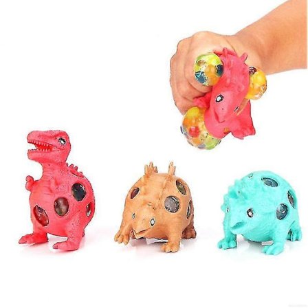 Anti-stress Squishy Multifarvet Decompression Vent Druebold Squeezing Dinosaur Kylling Legetøj