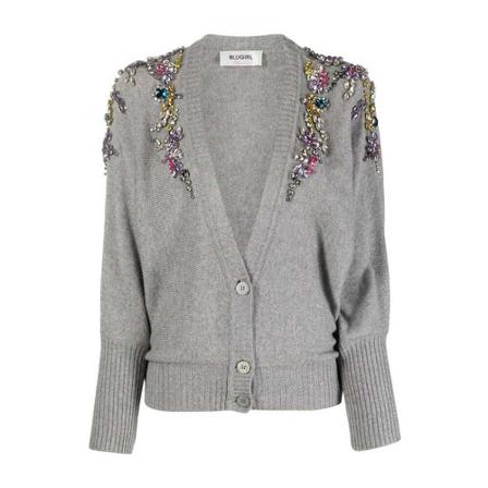 Blugirl, Cardigans Szary, Kobieta, Rozmiar: S