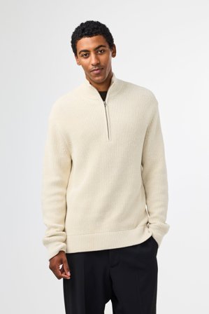 NN.07 Jacobo Pullover Herren Weiß Baumwolle