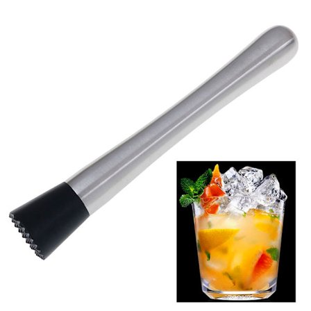 1 PC Cocktail Muddler Bar -sekoitin tee-se-itse juoma-hedelmäsekoittaja murskattu