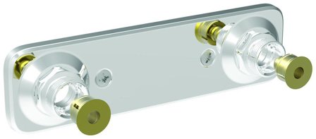 Vatette V6 Vægbeslag til plastrør, skjulte rør 150 c/c, 16 mm rørdiameter, Badeværelse