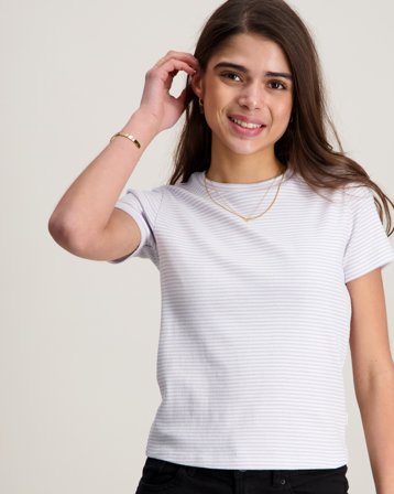 Garcia Girls T-shirt ss Paars T-shirts Meisjes - Kids Brand Store