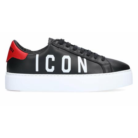 Dsquared2 NEW Tennis low sneakers Sort, Dame, Størrelse: 38 EU