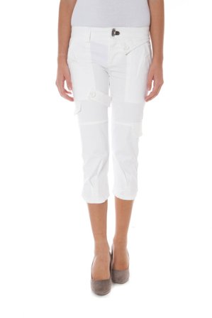 Phard Pantalone Pinocchietto Donna Bianco