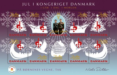 Danmark - Julemærker 2024 - Julemærke miniark