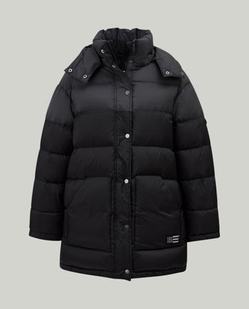 Lexington Alba Down Parka, Black/Gray