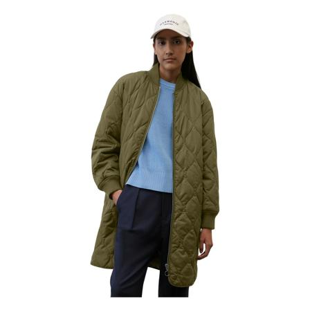 Marc O'Polo, Quilted coat in a bomber jacket style Zielony, Kobieta, Rozmiar: 2XL