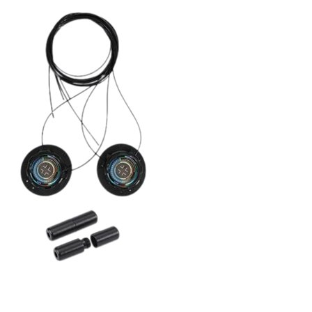 Bindefri elastiske snørebånd Black