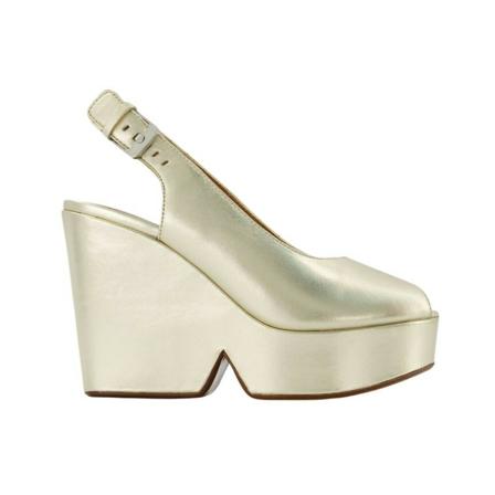 Clergerie Dylan9 Sandalen in Metallic Leather , Grijs , Dames , Maat: 41 EU