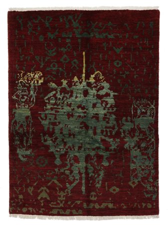 Gabbeh Teppich 140X191 Wolle