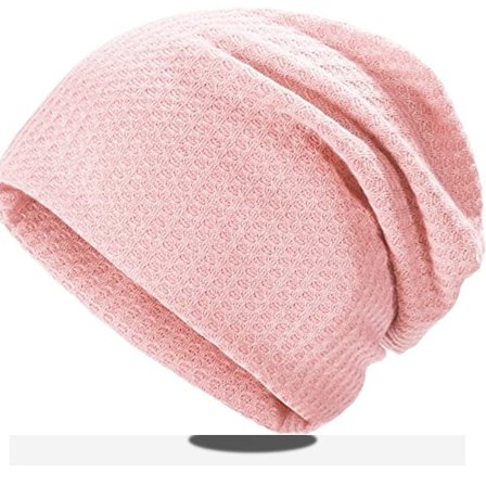 Jersey Beanies Tunn Nattmössa för Kvinnor Män,Rosa