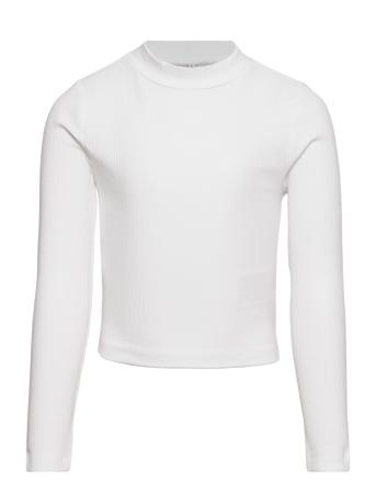 Koglinea Life L/S Short Top Jrs Tops T-shirts Turtleneck White Kids Only