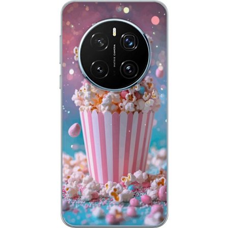 Kompatibelt Mobilskal till Honor Honor Magic7 Pro Popcorn-hink retro bio snacks rolig figur