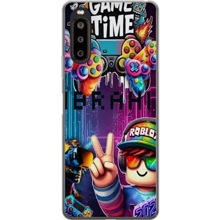 Kompatibelt Mobilskal till Sony Xperia 10 II Neon Gamer Art