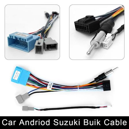 2 Din Bil Android Radio Kabel Strømstik til Suzuki Buick Volkswagen ISO Hyundai Kia Honda Toyota Nissan Mitsubish