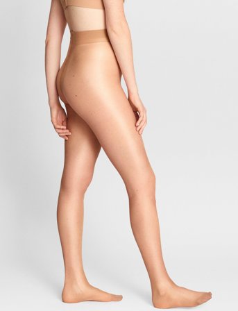 Lindex Tights 15 Den The Shiny - Beige - M