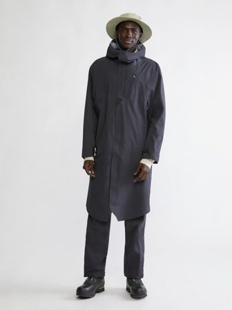 Klättermusen Syr Parka Med Hette Unisex - Raven - Unisex - XS