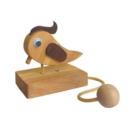 Trespett-dørklokke Hakkespettknokker 5 5