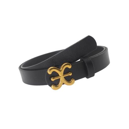 1/2/3 Dam Herr Punk Bälte Dubbel Grommet Gothic Justerbar Black 105 x 2.3cm 1Set