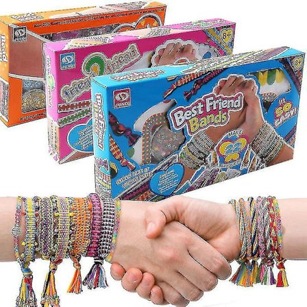 Armbåndsfremstillingskit til Piger DIY Flettet Håndværk Fødselsdag