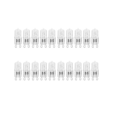 G9 Ovnslys Høy Temperatur Bestandig Holdbar Halogenpære Lampe for Kjøleskap Ovner Vifter 40W