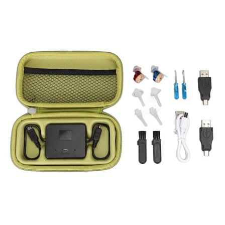 Oppladbare lydforsterker-ørepropper for kommunikasjon 1 par