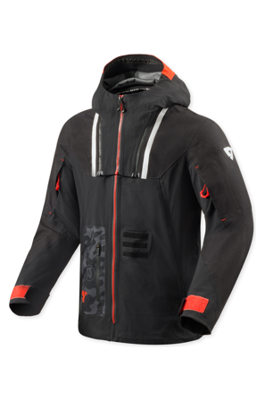 REV'IT! Vision H2O MC Jacket Black/Red S