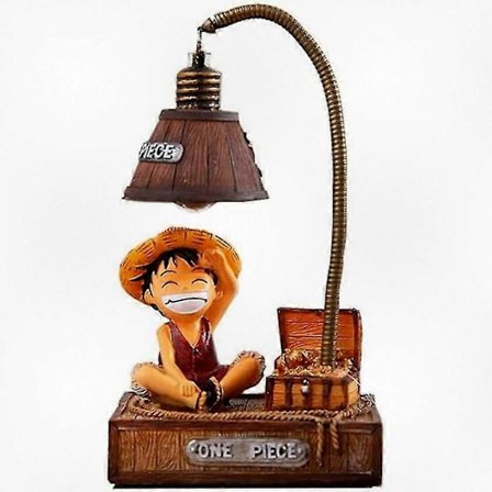 One Piece Anime Luffy Skrivebordslampe for Barn og Voksne, Nattlysgave til Bursdag [DB]