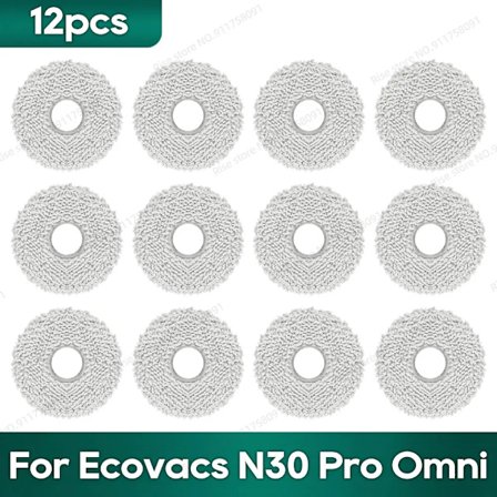 Ecovacs Robotti-imurin lisätarvikkeet Debot N30 Omni / N30 Pro Omni, pääsivellin, Hepa-suodatin, kangaspölypussin osat