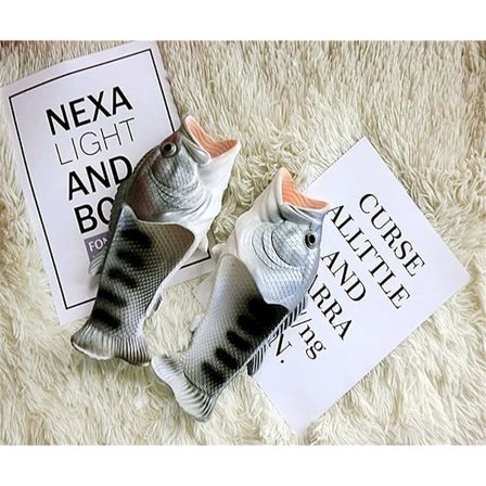 Grå Strand Kreative Fiskesko Unisex EVA Bruse-Tøfler Sommer