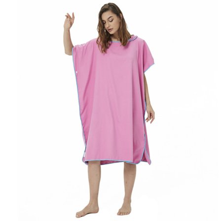Surfponcho for kvinner og menn – Badehåndkleponcho, Strandponcho – Voksen