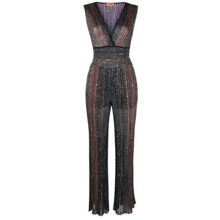 Missoni Jumpsuits Lilla, Dame Buksedragter