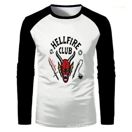 Stranger Things Langærmet T-shirt | Blød Bomulds Tee | TV-serie Grafik Top til Fans*CXTX-041664*5XL