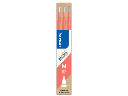 Pilot Refill Frixion 0,7mm korall 3/fp - Lyreco - Kontorsmaterial - Pennor - Pennpatroner